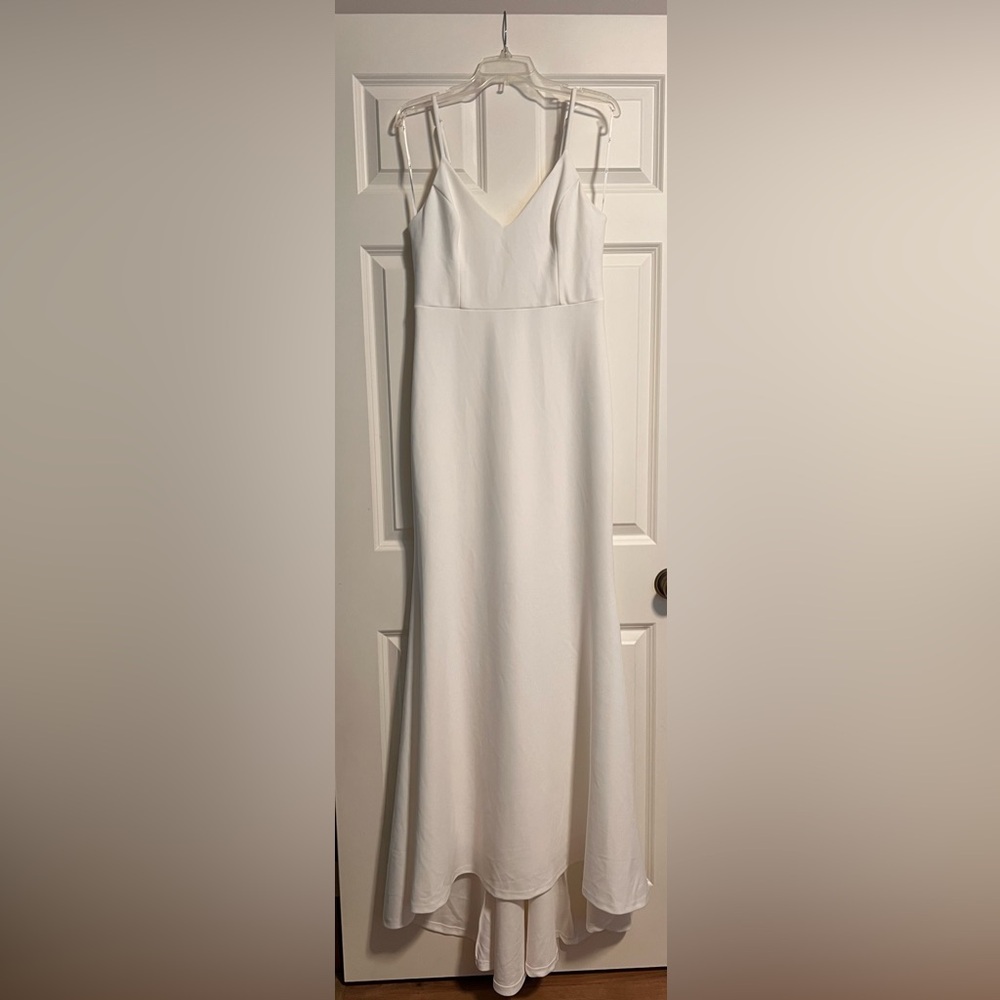 White Lulus Wedding Dress